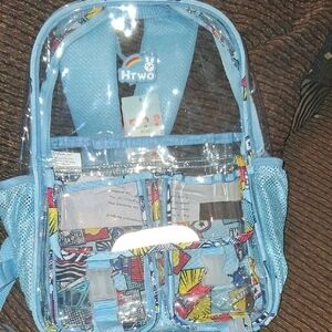 Kids Blue Clear Backpack NWT